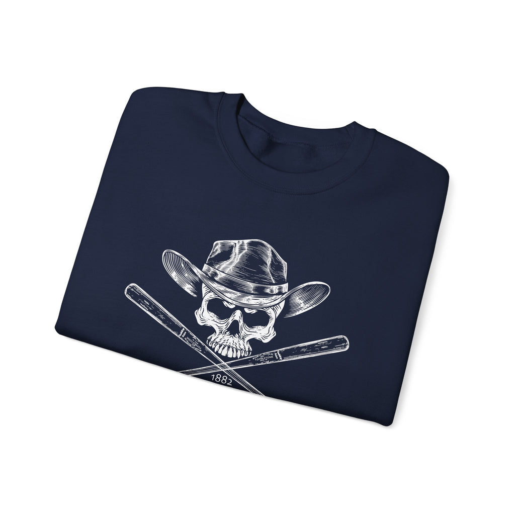Tombstone Skull and Bats Unisex Heavy Blend™ Crewneck Sweatshirt