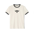 Tombstone Baseball Doc Mustache Homeplate Unisex Cotton Ringer T-Shirt