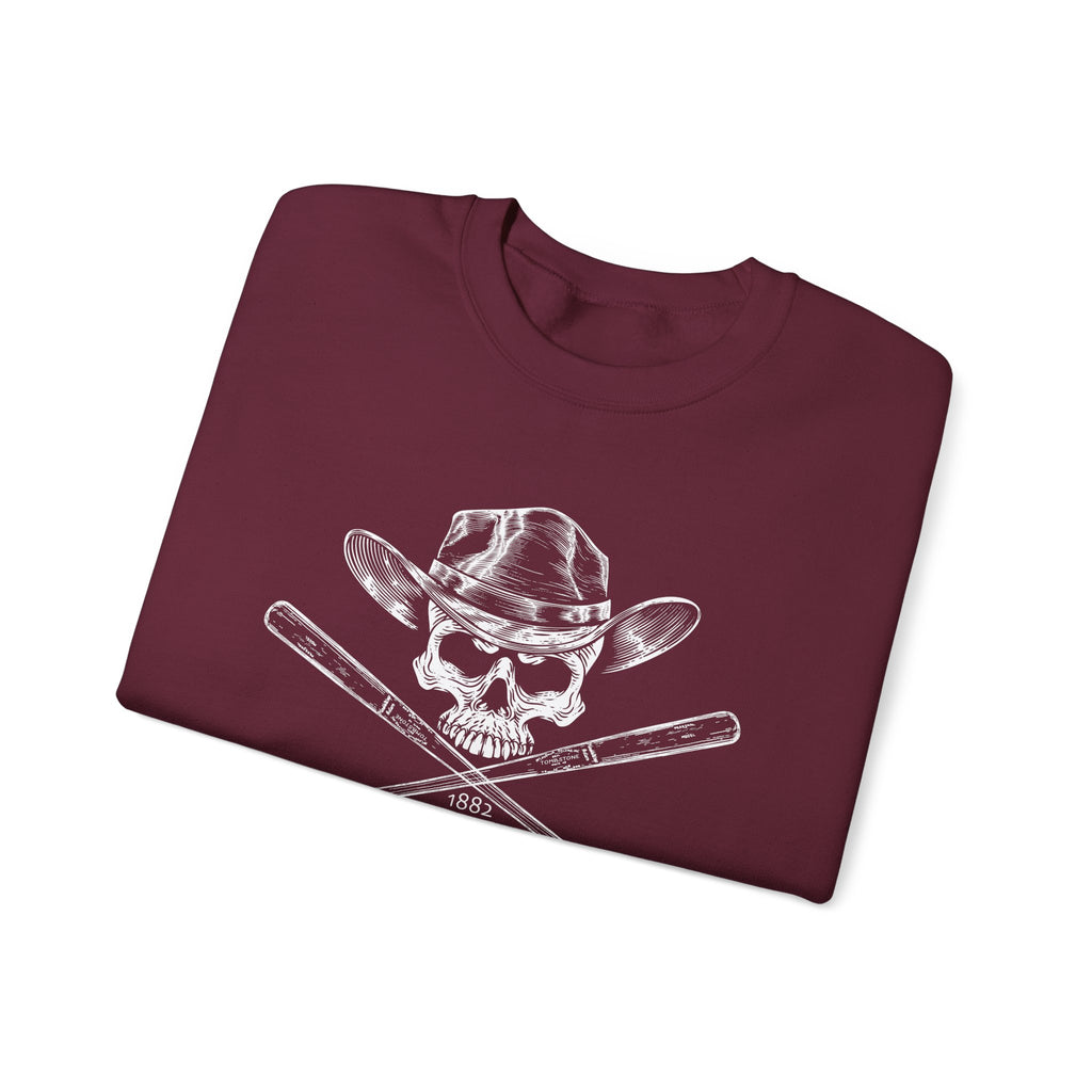 Tombstone Skull and Bats Unisex Heavy Blend™ Crewneck Sweatshirt