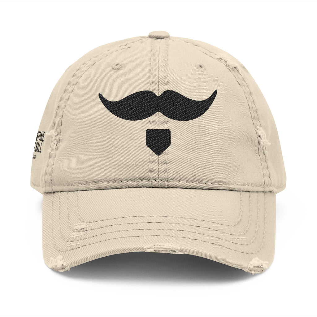Tombstone Base Ball Doc  Embroidered Distressed Dad Hat