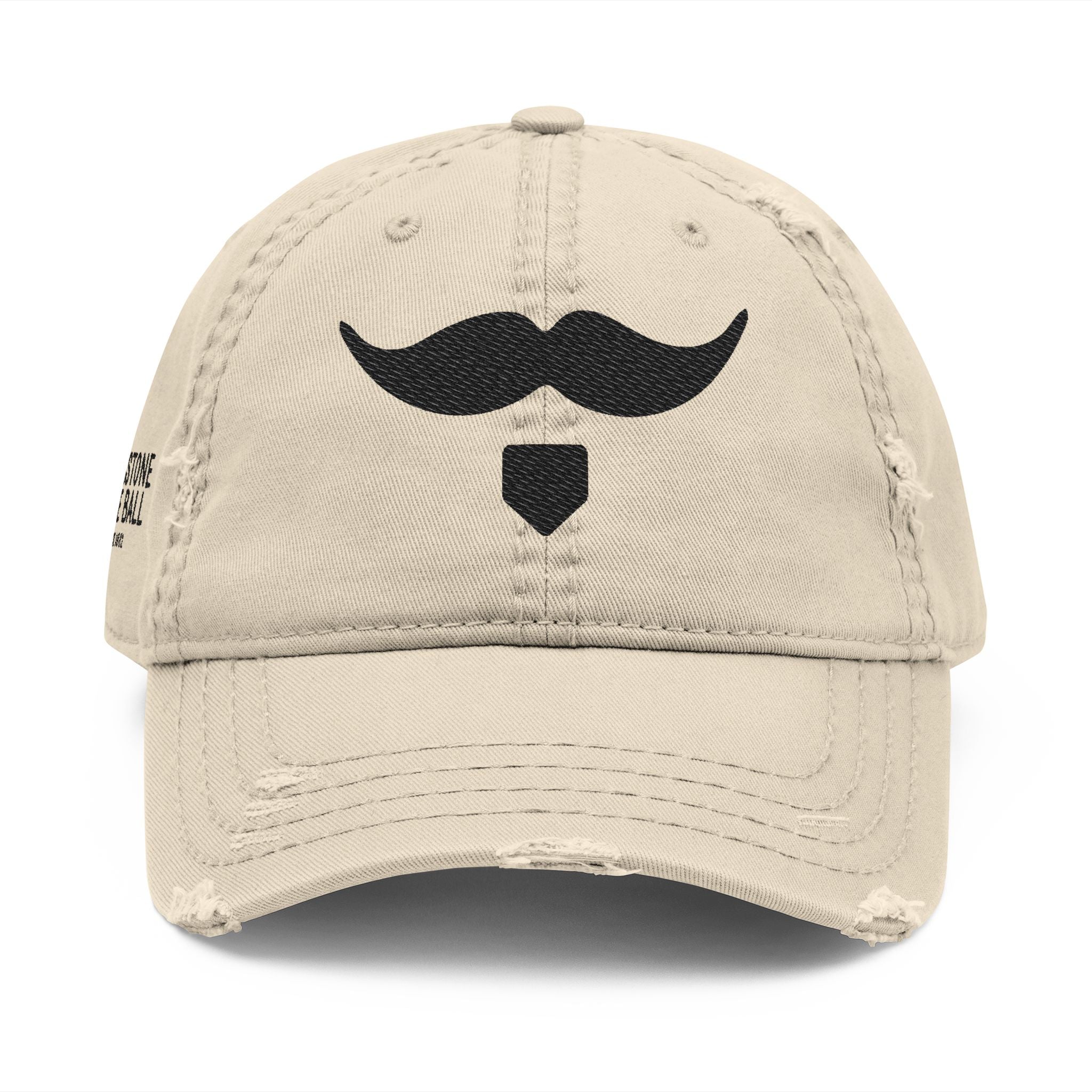 Tombstone Base Ball Doc  Embroidered Distressed Dad Hat