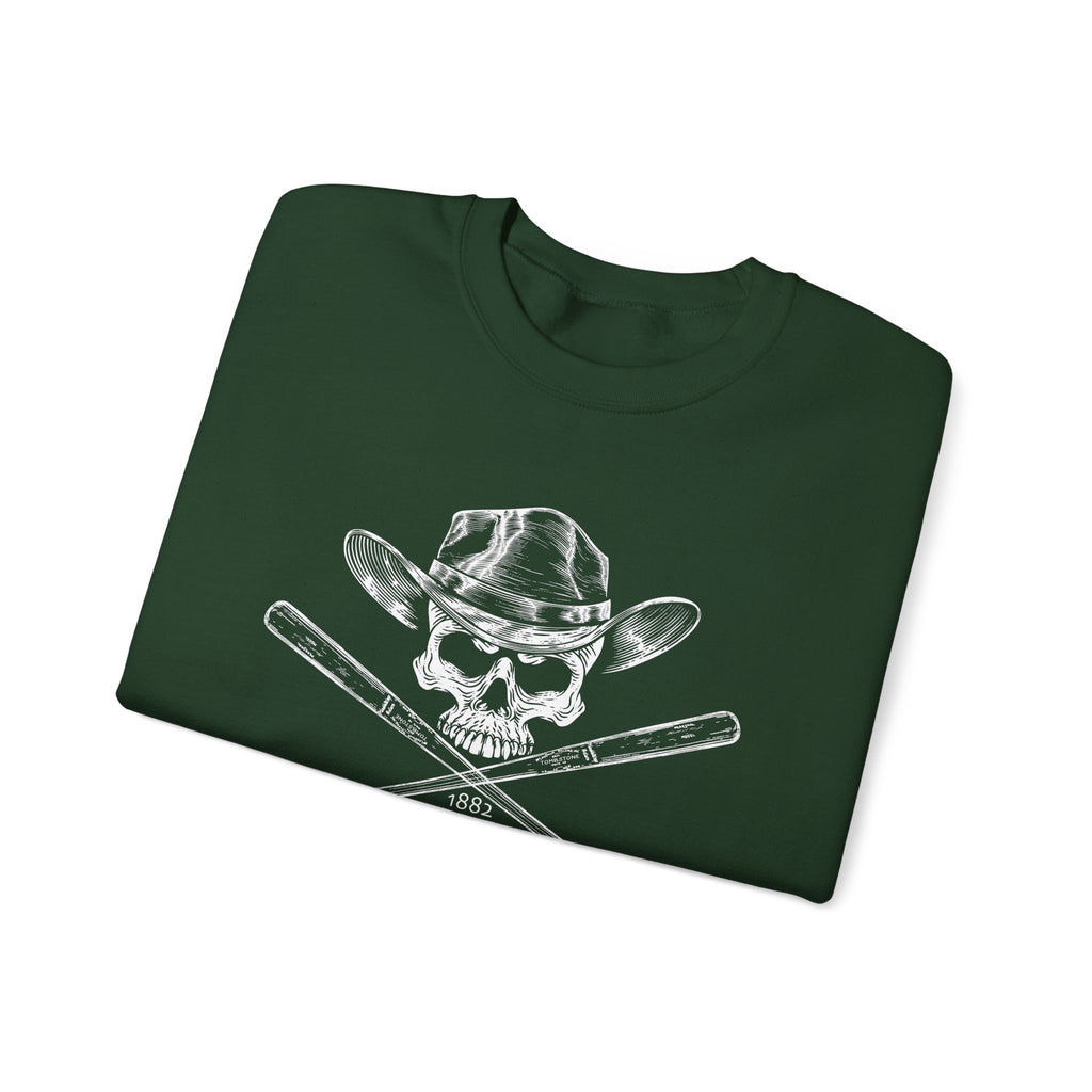 Tombstone Skull and Bats Unisex Heavy Blend™ Crewneck Sweatshirt