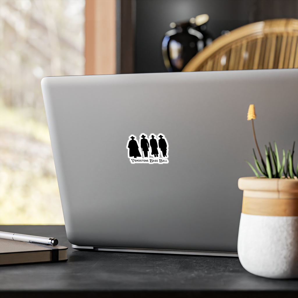 Tombstone Base Ball Vinyl Decal